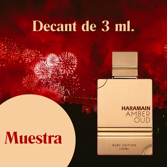 MUESTRA DE AMBER OUD RUBY EDITION